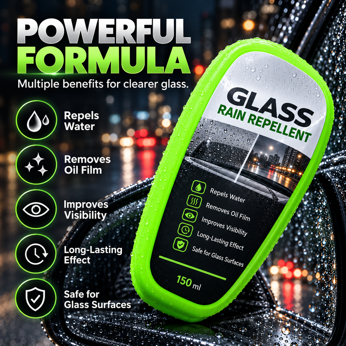 AquaVision™ Windshield Protector ⭐⭐⭐⭐⭐
