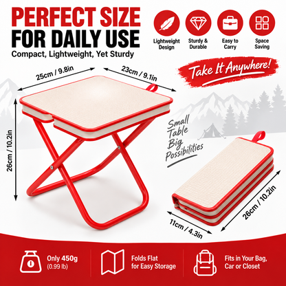 Portable Ultra-Compact Folding Stool