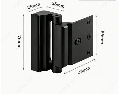 SlimPro™ Compact Side-Mount Door Hinge, Modern Minimalist Cabinet & Door Hardware, Space-Saving Design, Easy Installation Pivot Hinge