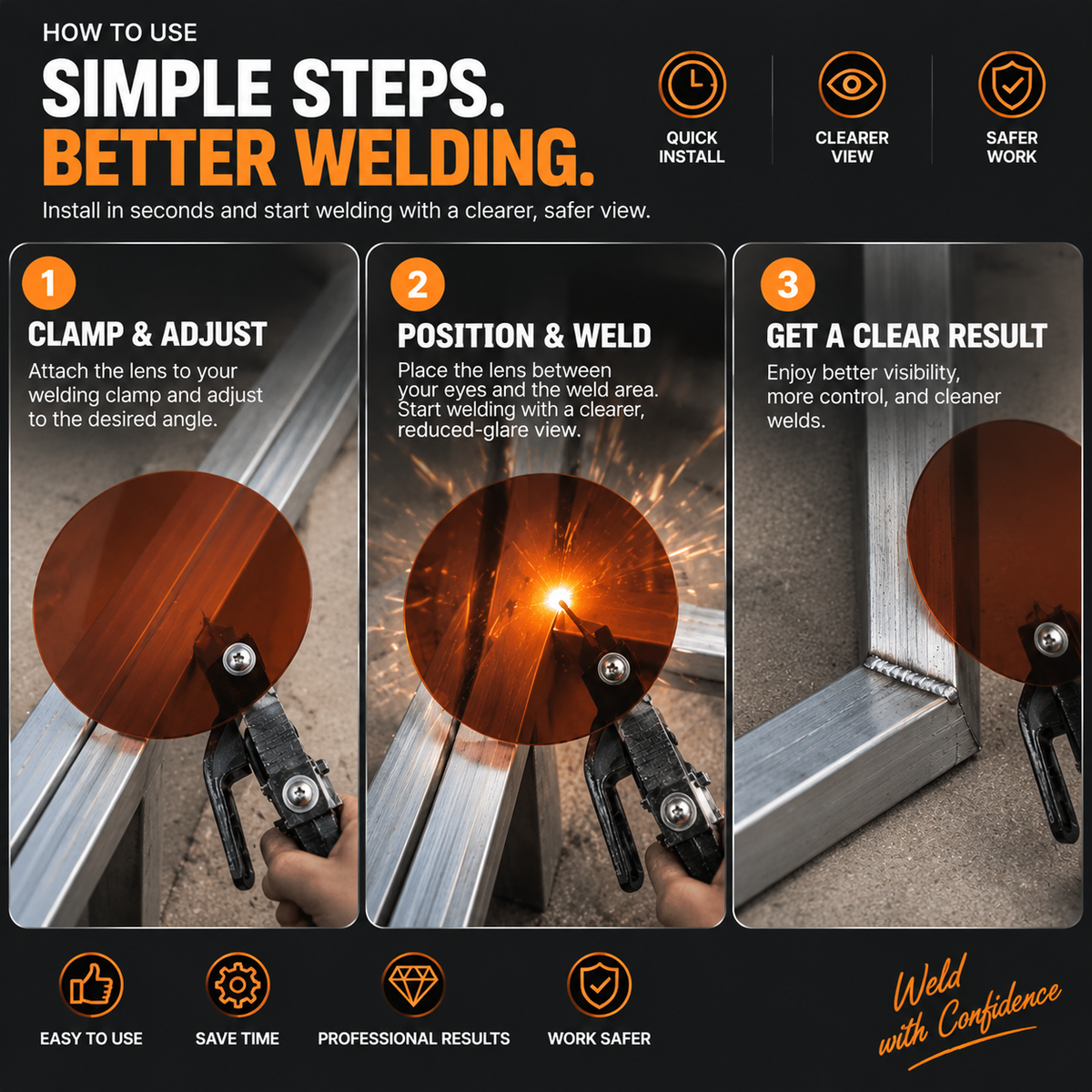 WeldShield Pro™ – Portable Welding Lens Protector ⭐
