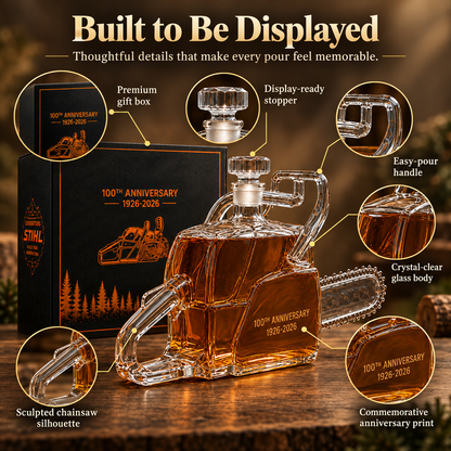 100th Anniversary Whiskey Bottle