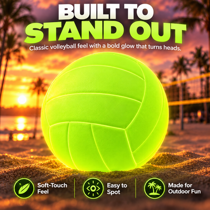 🔥 GlowSpike™ Light-Up Volleyball – Keep the Game Going After Dark