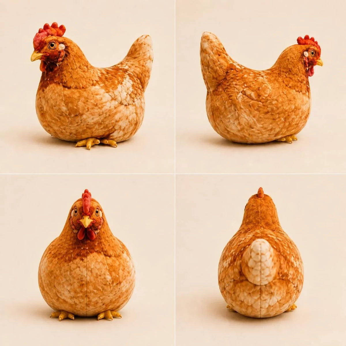 🐔 Cozy Chicken Plush Pillow