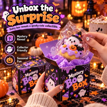 🎃 BooPop™ Halloween Mystery Blind Box – Cute Spooky Surprise Collectibles