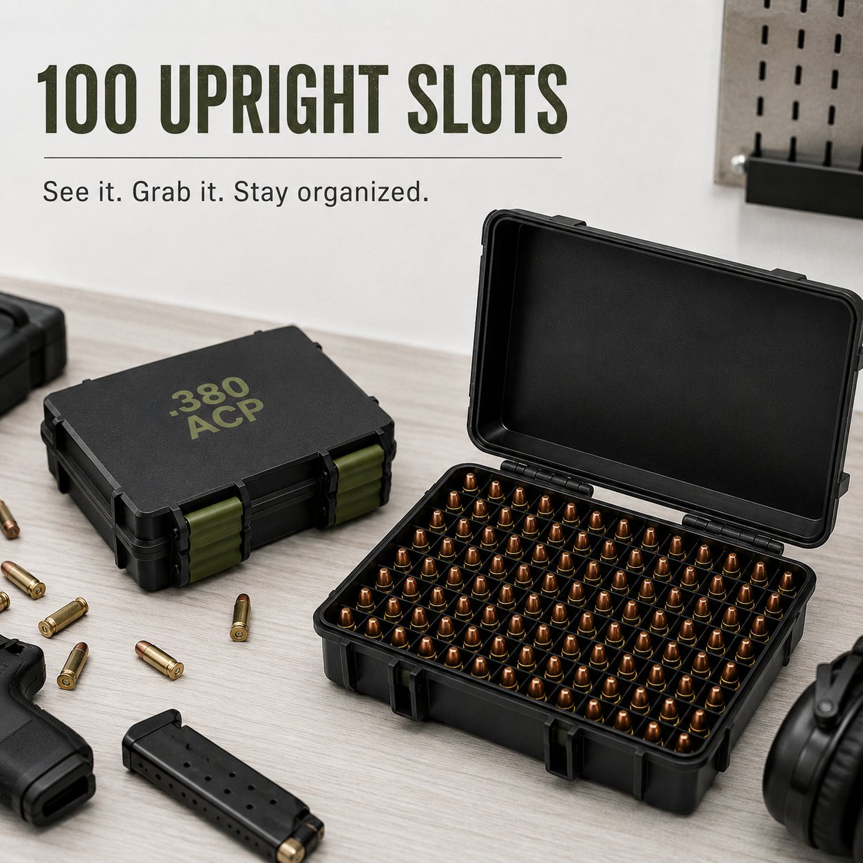 🎯Ultimate 100-Slot Modular Storage Case