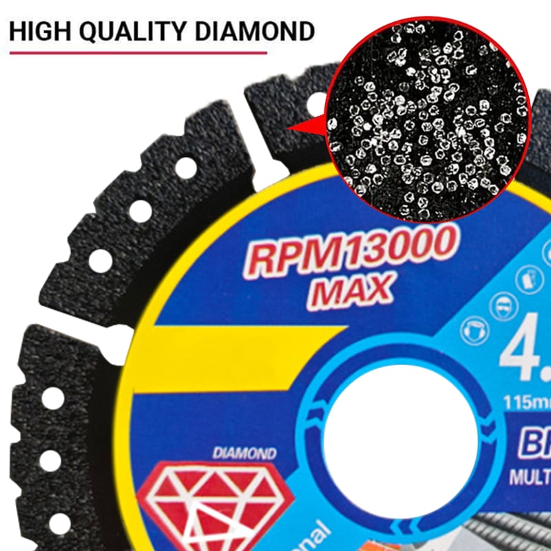 4.5' Multi-Material Diamond Cutting Blade 💎 – Heavy-Duty Saw Disc