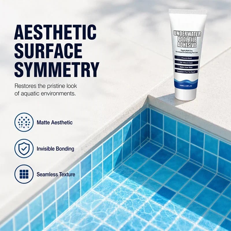 🌟✨ Underwater Pool Tile Adhesive – High Strength Waterproof Repair Glue for Pools