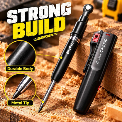 ✏️ Reusable Carpenter Pencil – FREE 10-Piece Lead Refill Kit