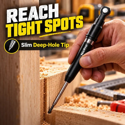 ✏️ Reusable Carpenter Pencil – FREE 10-Piece Lead Refill Kit
