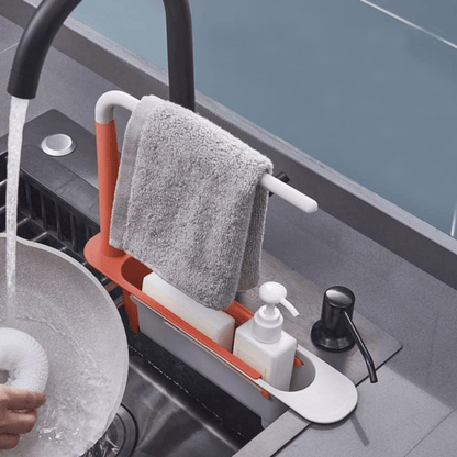 Telescopic Sink Storage Rack✨