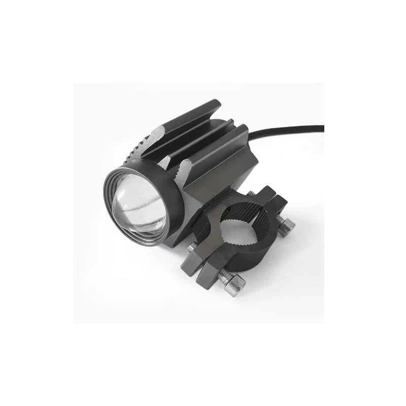 💯⏰Universal Motorcycle LED Spotlight Dual Color Auxiliary Driving Light