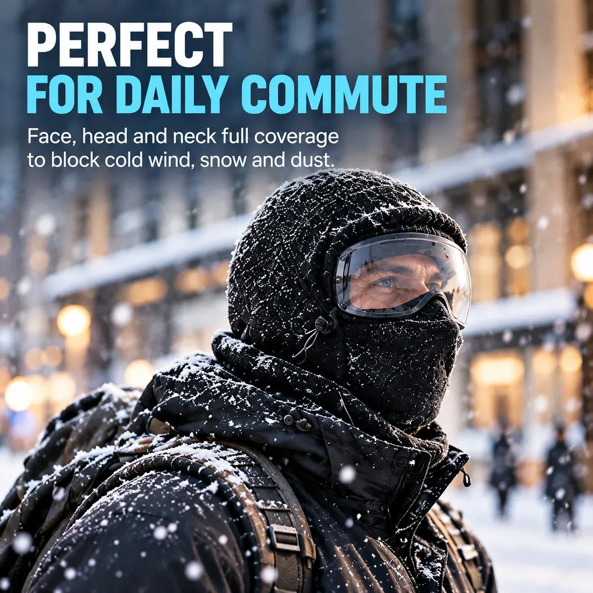 ❄️ WinterShield™ | 360° Full-Face Windproof Balaclava with Clear Eye Shield