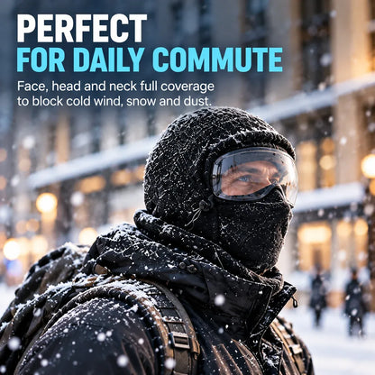 ❄️ WinterShield™ | 360° Full-Face Windproof Balaclava with Clear Eye Shield