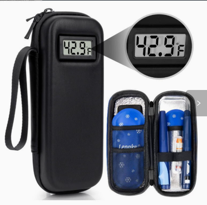 Insulin Cooler Travel Case with Temperature Display