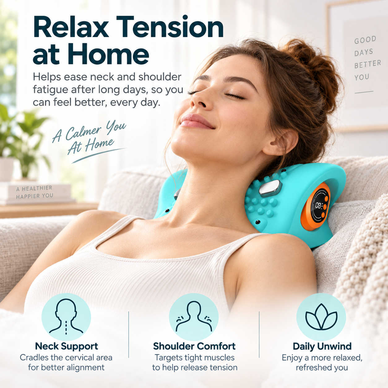 NeckEase Pro™ Smart Neck Massager ⭐⭐⭐⭐⭐