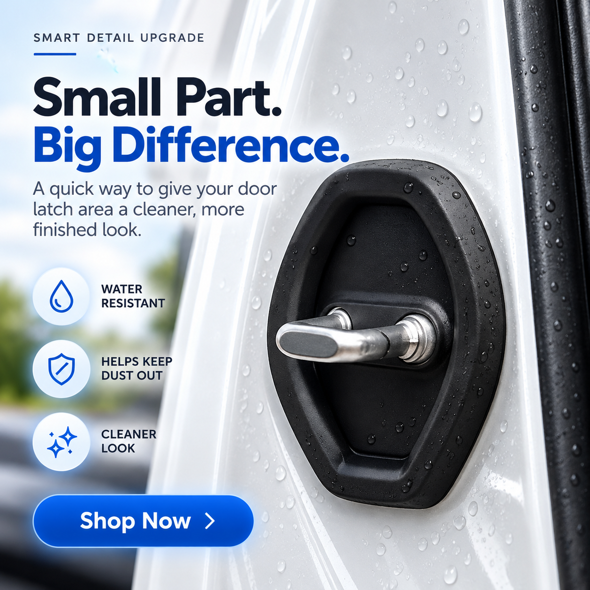 🚗✨ Car Door Latch Protector Cover | Scratch-Resistant Shield