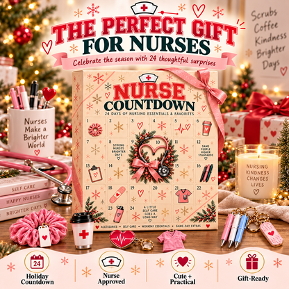 🩷 NurseJoy™ 24-Day Countdown Gift Box A Heartfelt Holiday Surprise Made For Everyday Heroes