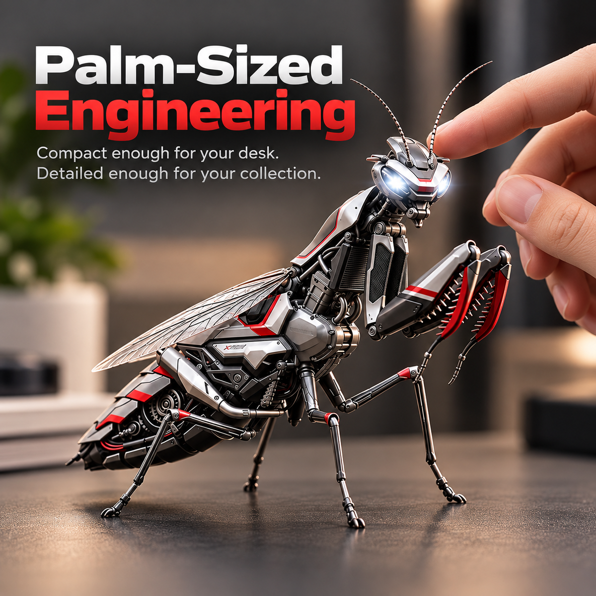 🤖 Mechanical Mantis Robot Figure – Futuristic Collectible ⚡