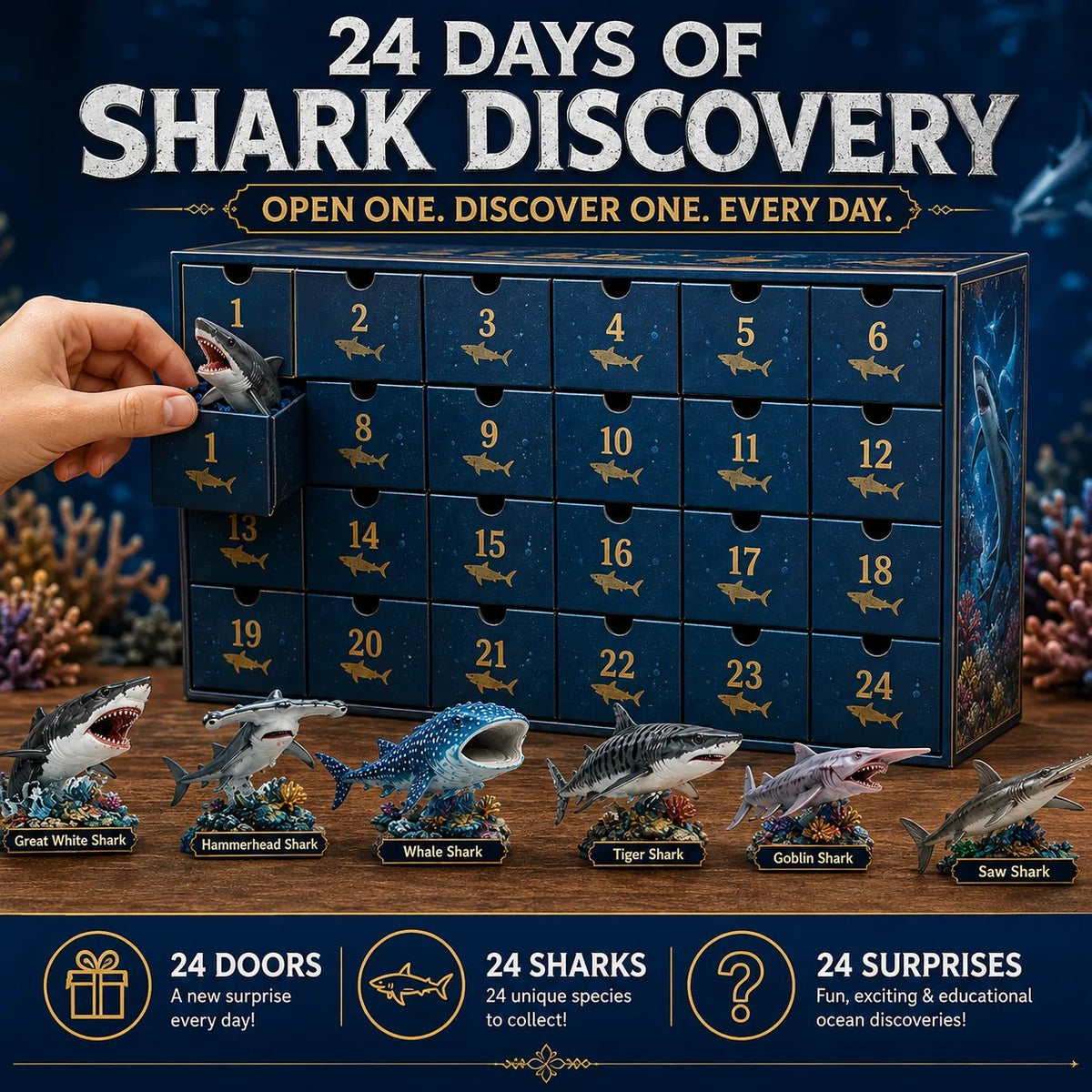 🦈2D 2026 Shark World Advent Calendar