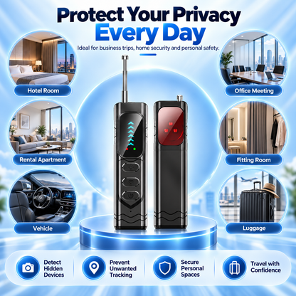 🛡️ SpyGuard Pro™ Smart Anti-Spy Detector – Hidden Camera, Bug & GPS Tracker Scanner