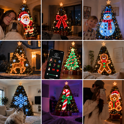 Lazzda Smart Animated Christmas Tree Lights