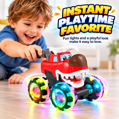 ⚡ MegaBeast™ Light-Up Monster Truck – The Ultimate Stunt Racing Toy