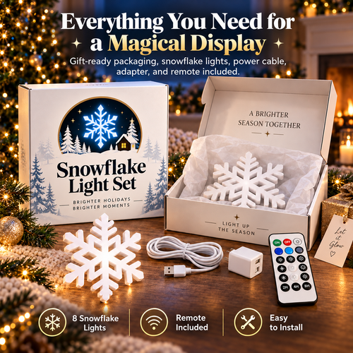❄️LEDSnowflake Wall Set