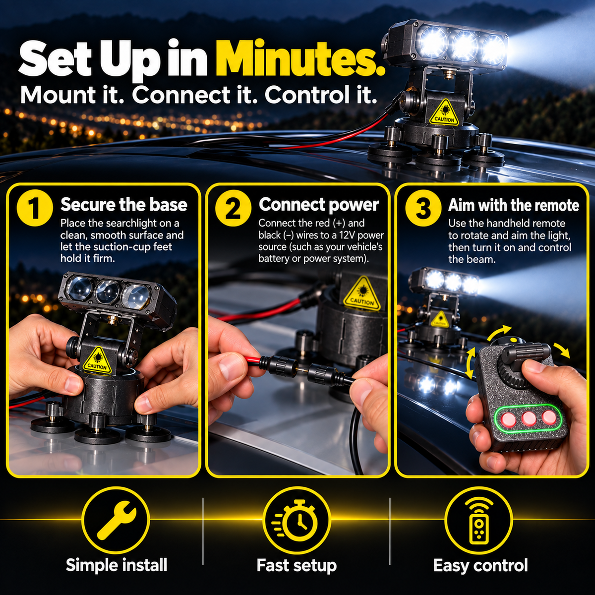 🔥 HOT SALE | GlowDrive™ Wireless LED Car Lights – Remote Control RGB Lighting Kit for Cars, Trucks & SUVs