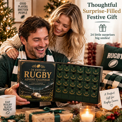 Reusable rugby acrylic charms with hanging strings for Christmas decorations