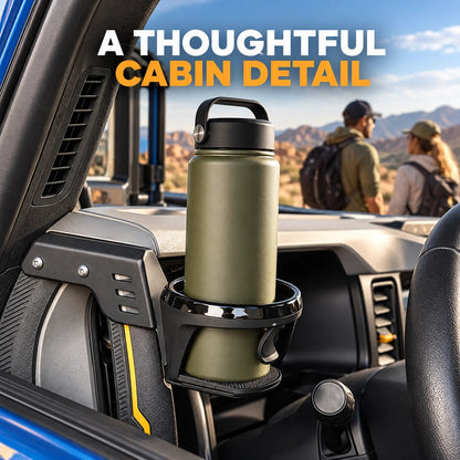 Front Grab Handle Drink Holder Mount, Interior Beverage Rack Accessories 🚙🥤