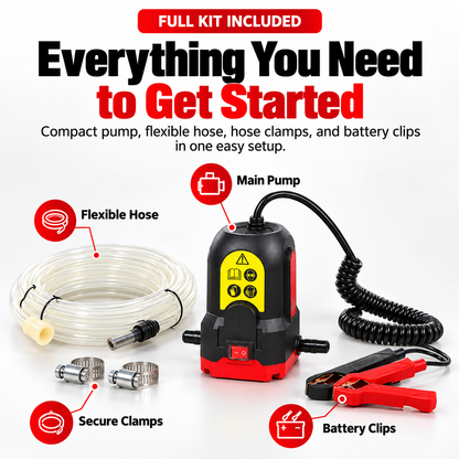 🚗 12V Fluid Transfer Pump – Fast & Easy Fluid Changes ⚡