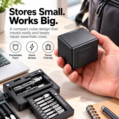 🛠️ FixCube Pro™ Precision Repair Kit – All-in-One Modular Tool Set for Everyday Repairs