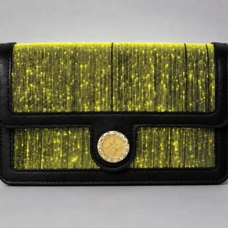 ✨ GlowVibe™ Light-Up Crossbody Bag – 7-Color LED Purse for Festivals & Nights Out
