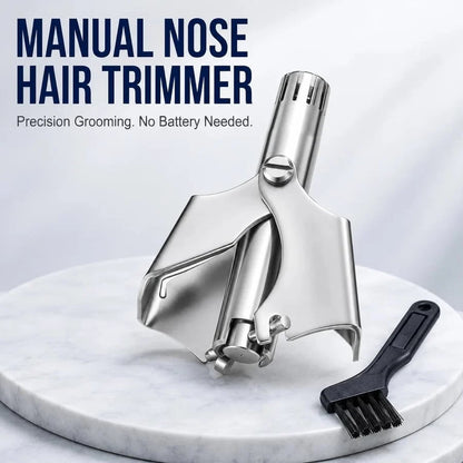 🔥HOT SALE🔥✂️ Manual Nose Hair Trimmer – Precision Grooming. No Battery Needed.