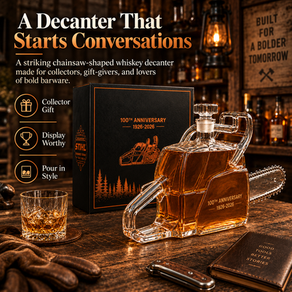 100th Anniversary Whiskey Bottle