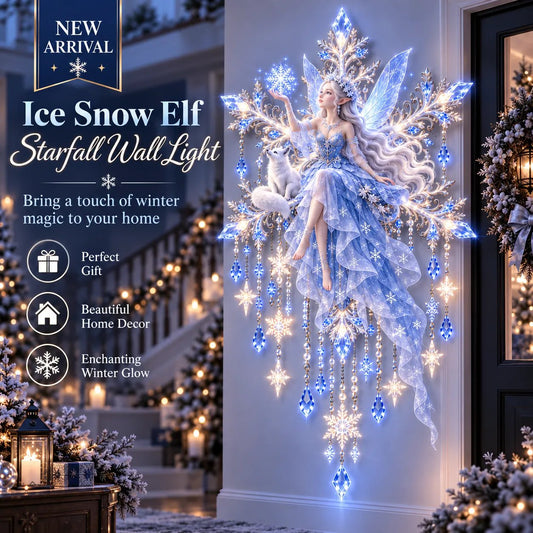 ❄️ Snow Fairy Wall Light – A Magical Winter Glow