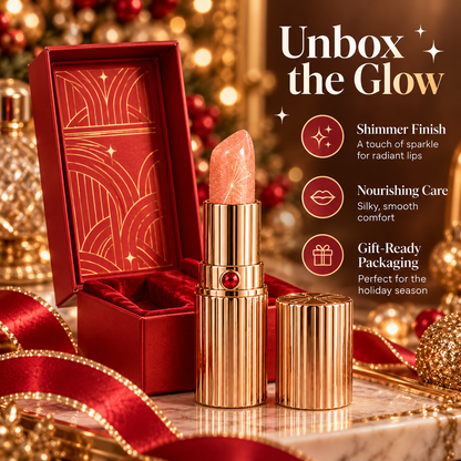 ✨ Holiday Glitter Lip Balm 💄 | Sparkle & Shine Lip Glow 🎄💋