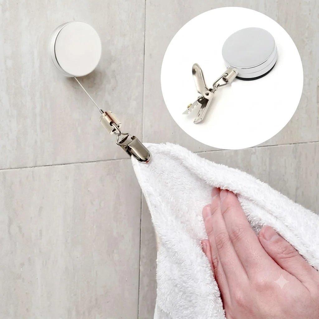 🎉 Retractable Towel Holder Clips