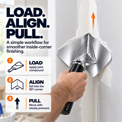 🔥 50% OFF Drywall Corner Finishing Trowel 🛠️ Create Perfect Inside Corners With Less Rework