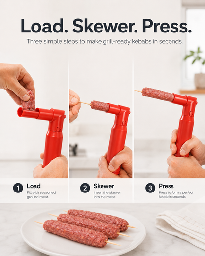 🌭 Manual Sausage Filling Machine 🍖 | Reusable Meat Stuffing Machine 🥩 | Dishwasher-Safe Sausage Stuffer for Home & Kitchen 🛠️
