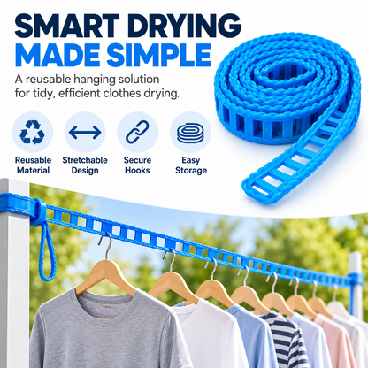 👕 DryEase™ Clothesline – Simple, Convenient Laundry Drying for Everyday Use