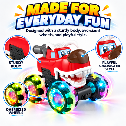 ⚡ MegaBeast™ Light-Up Monster Truck – The Ultimate Stunt Racing Toy