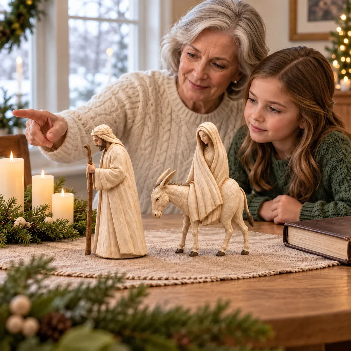 ✝️Bethlehem Blessings™ Nativity Figurine Set – Celebrate the True Meaning of Christmas
