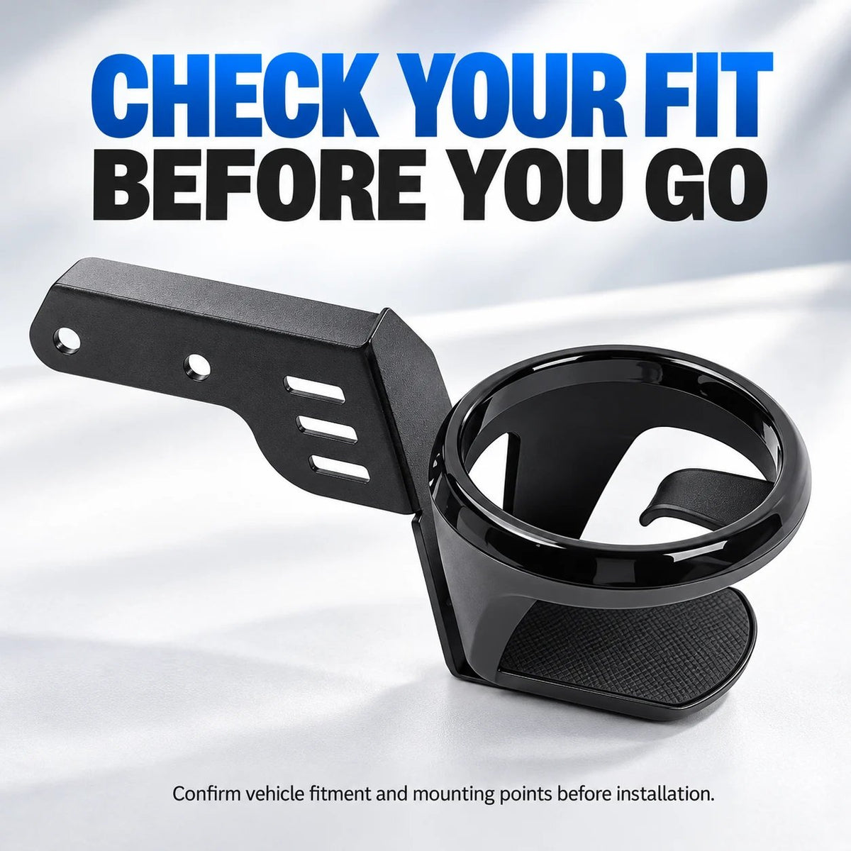 Front Grab Handle Drink Holder Mount, Interior Beverage Rack Accessories 🚙🥤