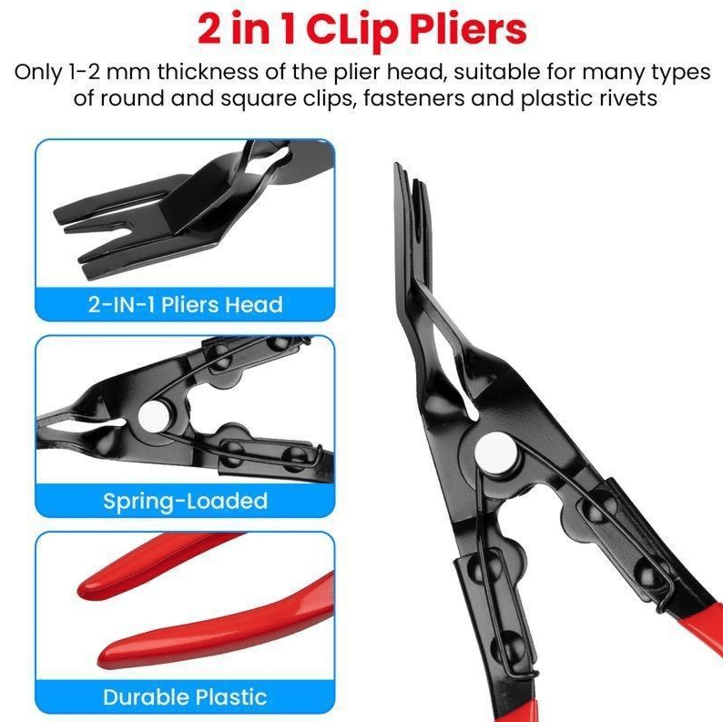 🔧 5-Piece Hose Clamp Pliers Set – Automotive Hose Clamp Removal Tool Kit