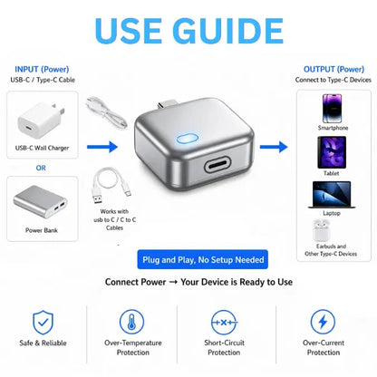 ✨PowerSentry 140W Smart Auto‑Stop Adapter