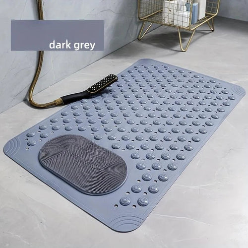 🚿 Non-Slip Shower Floor Mat – Secure Bathroom Grip in Green
