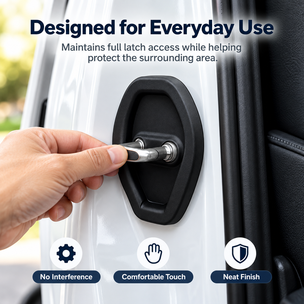🚗✨ Car Door Latch Protector Cover | Scratch-Resistant Shield