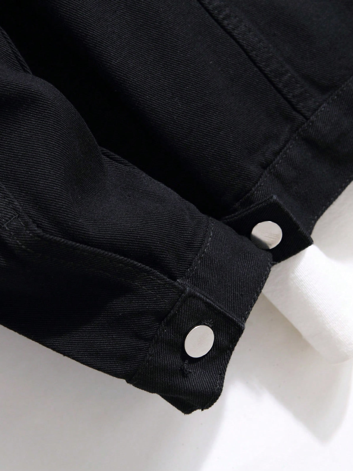 Men Flap Pocket Denim Jacket Without Tee