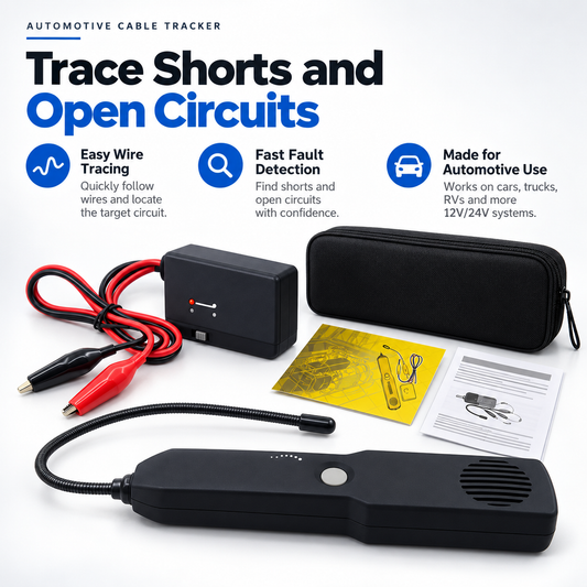 🔧 Automotive Wire Tracer & Circuit Tester – 12V/24V Short & Open Circuit Finder